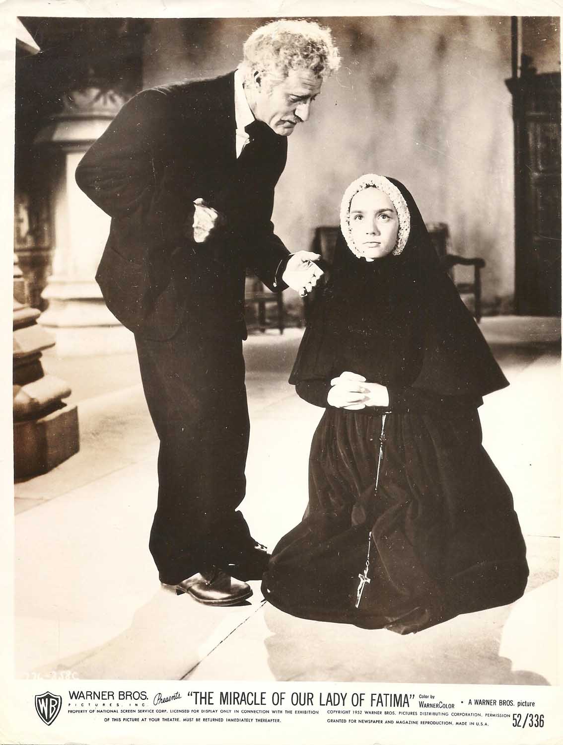 SUSAN WHITNEY & RICHARD HALE In "The Miracle Of Our Lady Fatima ...