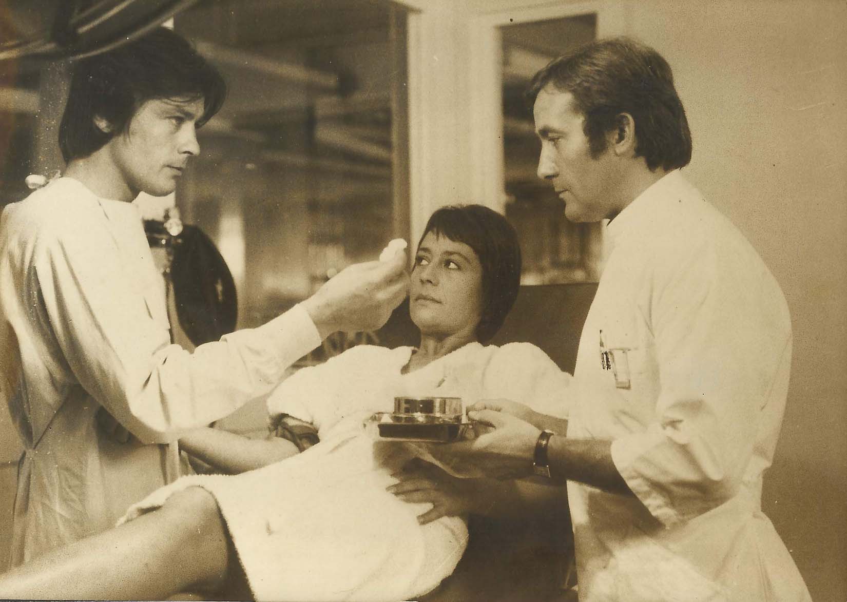 ANNIE GIRARDOT ALAIN DELON In Shock Treatment Original AGENCY Photo