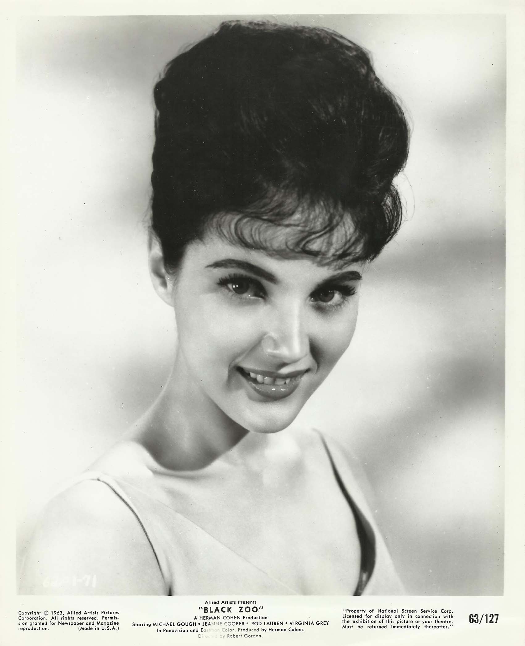 WARRENE OTT in "Black Zoo" Original Vintage Photograph 1963 PORTRAIT eBay