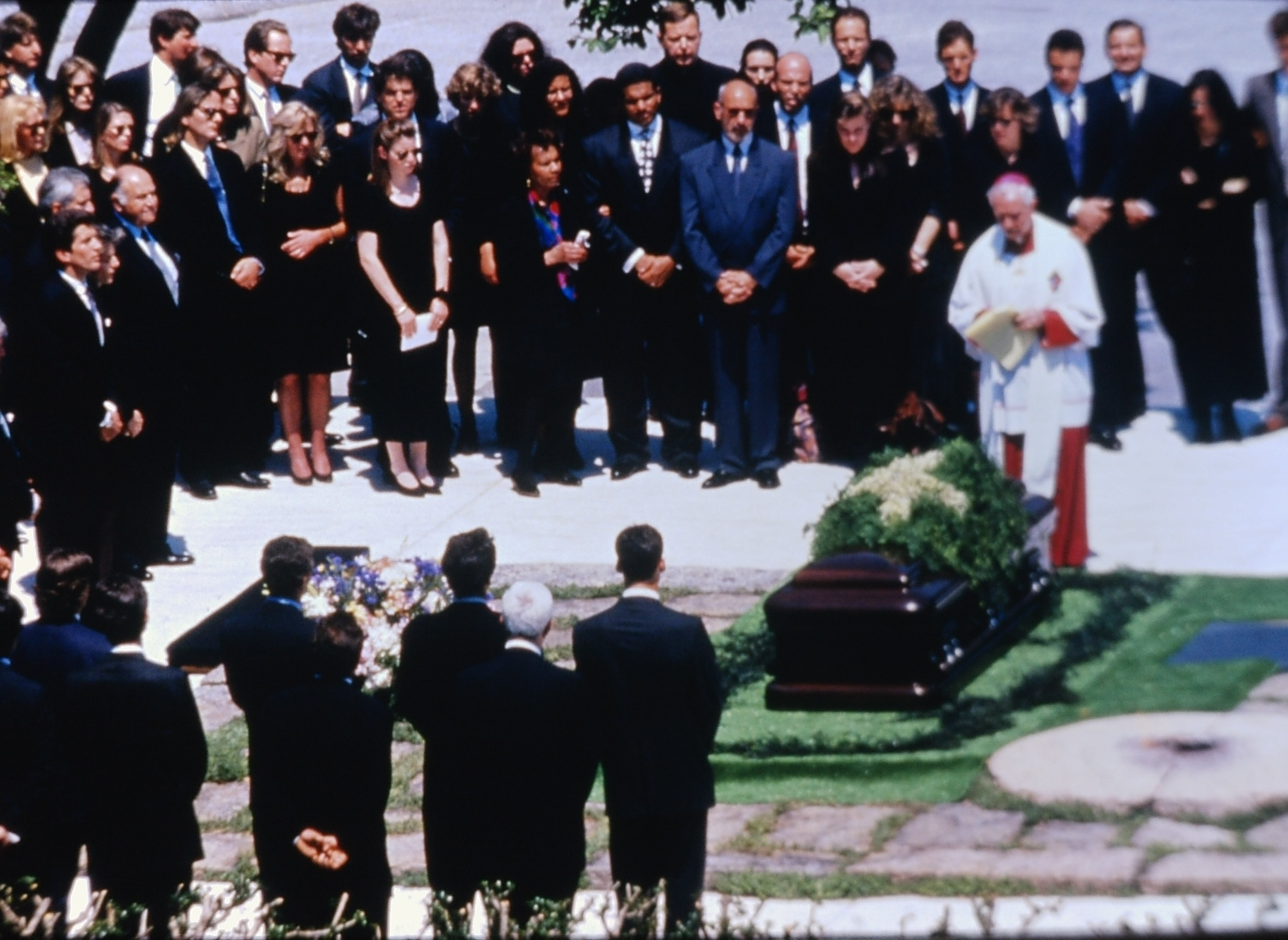 Funeral Of Jacqueline Kennedy Onassis Us First Lady Origin 35mm Color Slide Ebay 