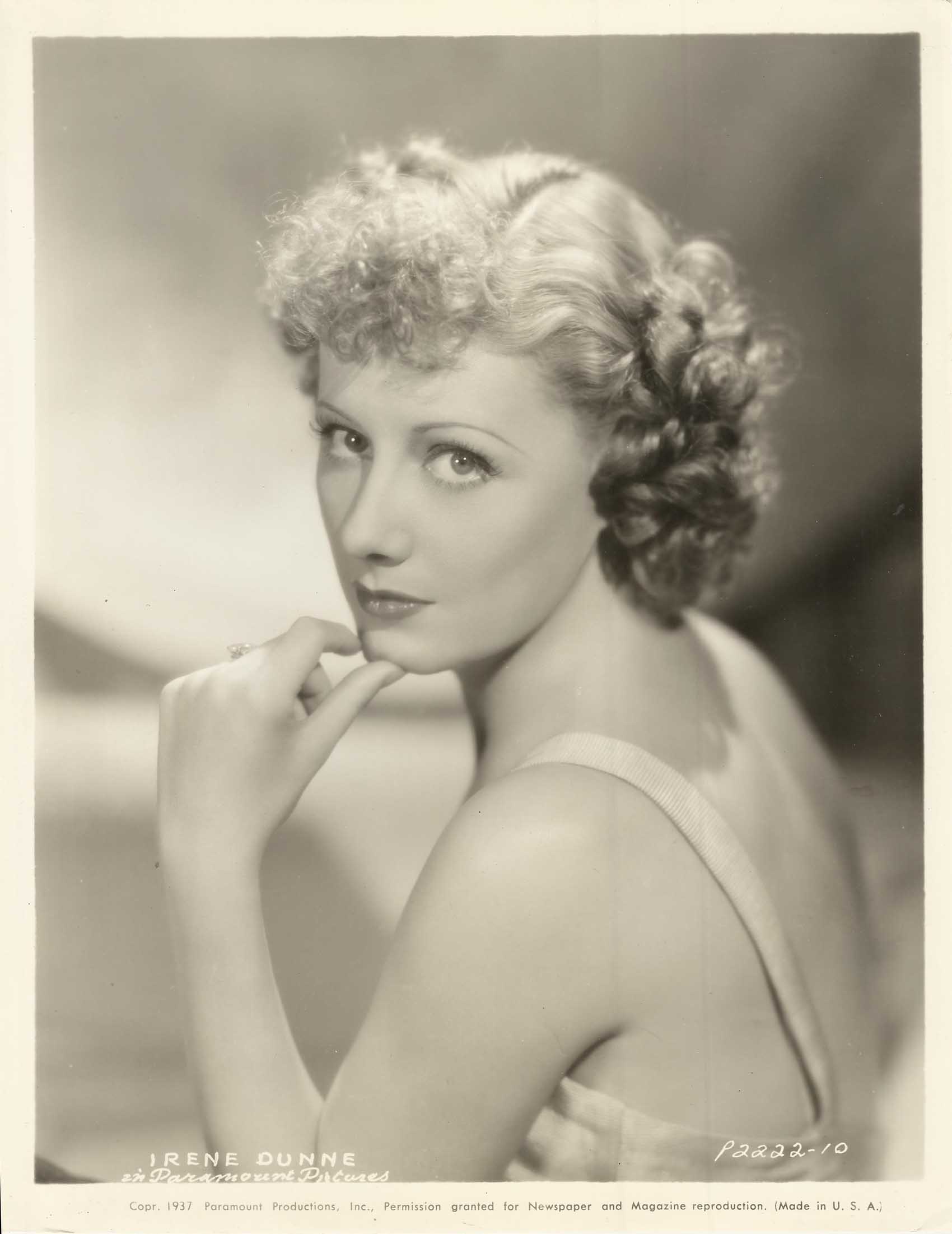 IRENE DUNNE Original Vintage PARAMOUNT Photograph 1937 PORTRAIT | eBay