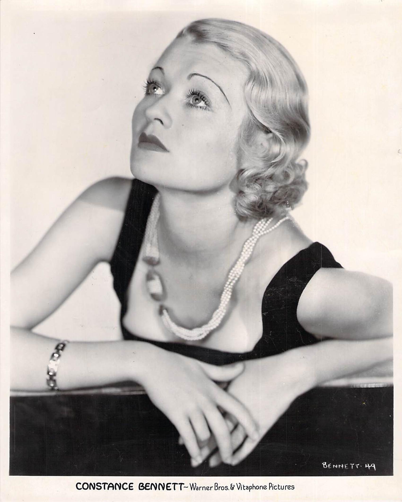 CONSTANCE BENNETT Original Vintage Photograph 1930's WARNER PORTRAIT